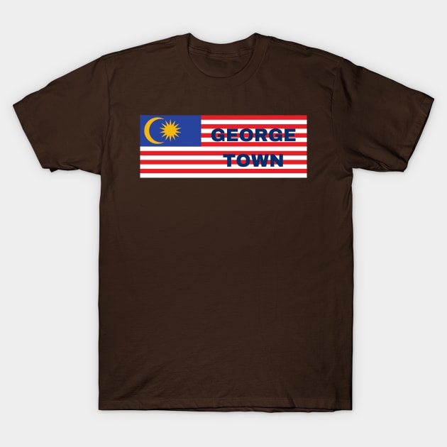 Georgetown City in Malaysian Flag T-Shirt by aybe7elf